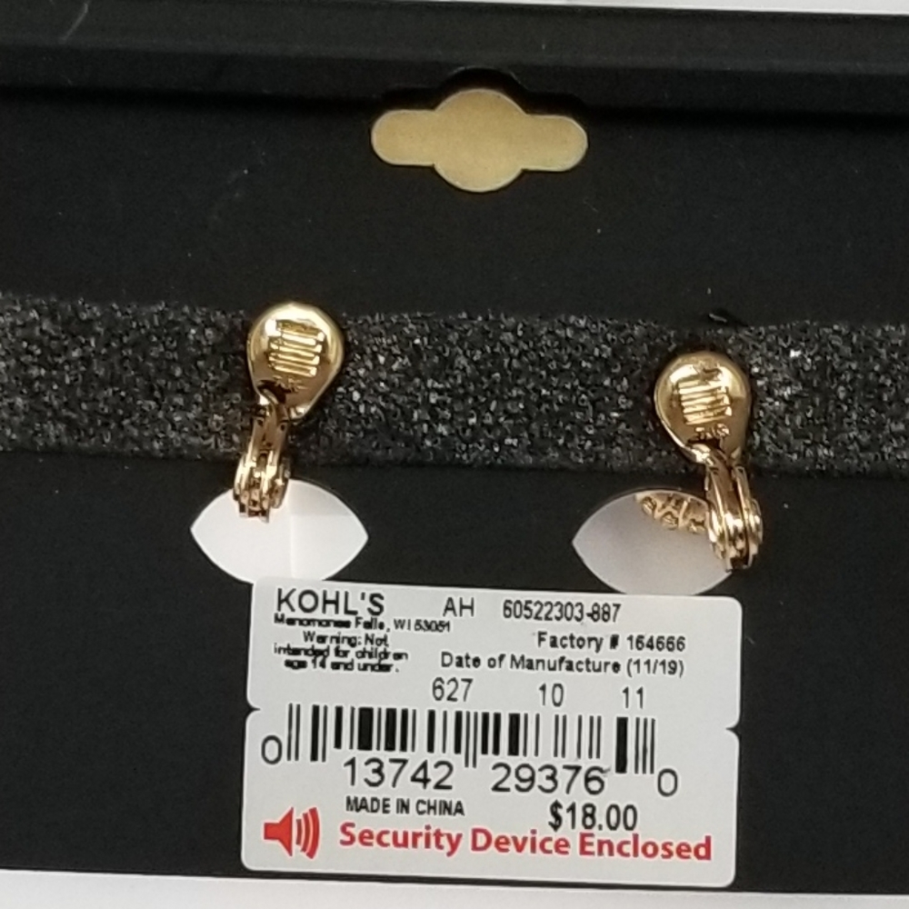 Dana Buchman Easy Comfort Clip Earings! - Picture 3 of 4